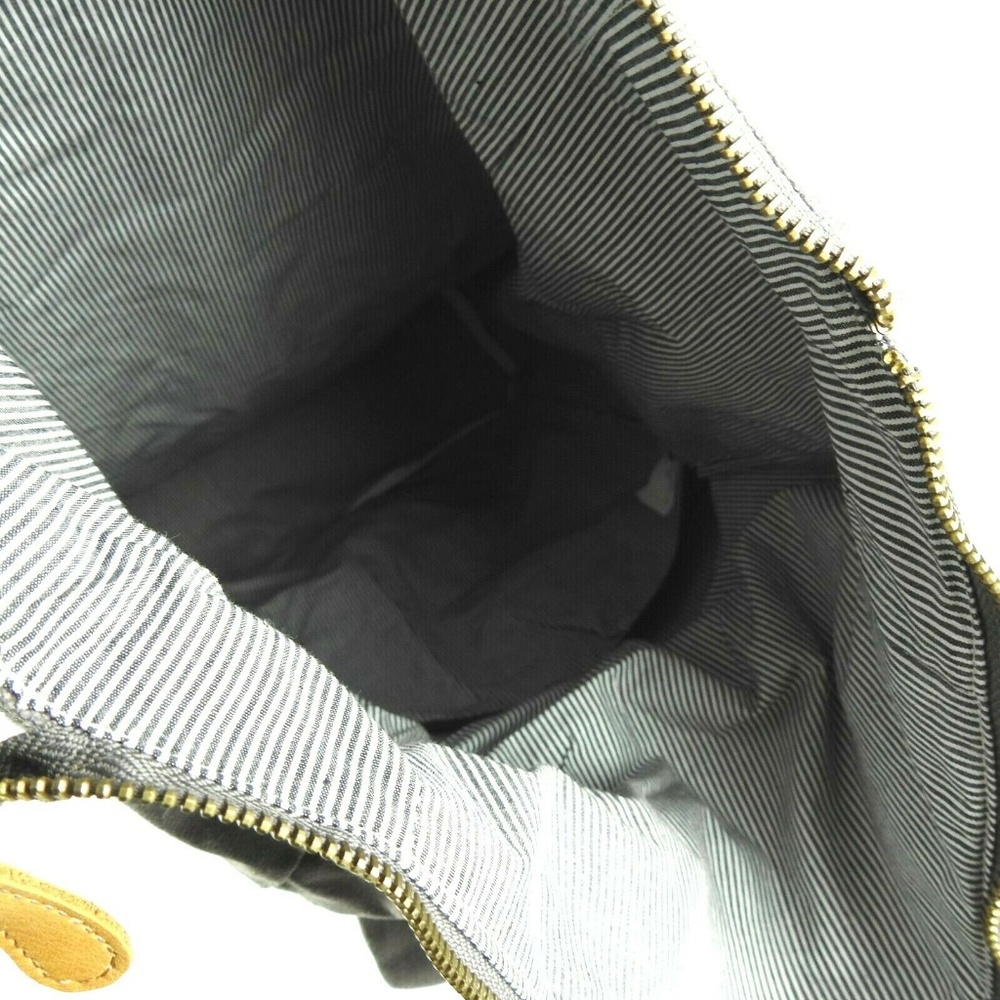 Waxed Canvas & Leather Bag Roll Top - Picture 7 of 8